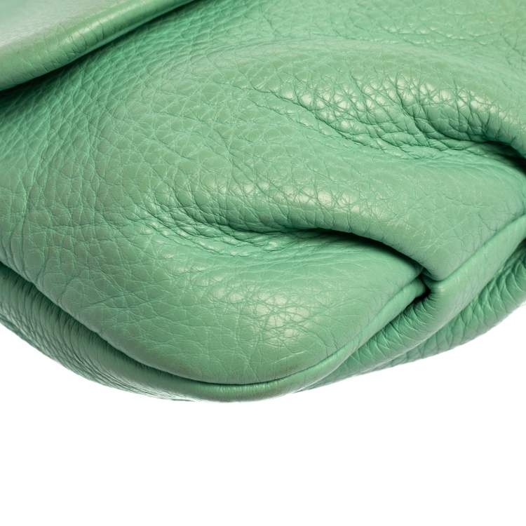 Pre Owned Marc by Marc Jacobs Mint Green Leather Classic Q Karlie Shoulder Bag