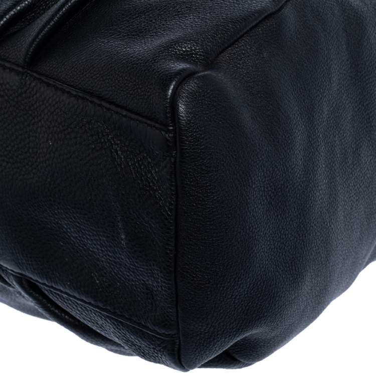 Pre Owned Marc by Marc Jacobs Black Leather Classic Q Francesca Shoulder Bag 
