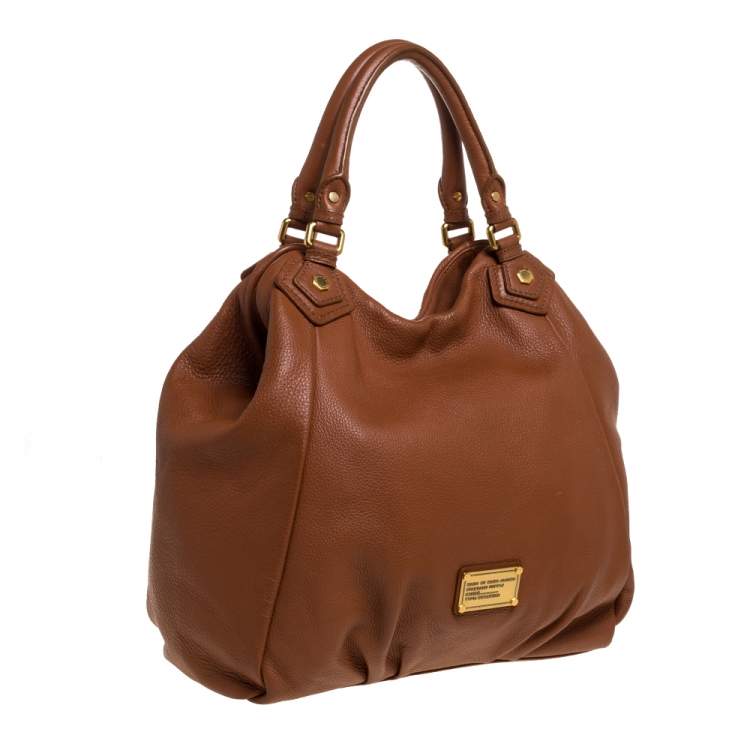 Pre Owned Marc by Marc Jacobs Brown Leather Classic Q Francesca Shoulder Bag