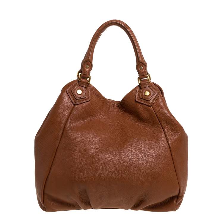 Pre Owned Marc by Marc Jacobs Brown Leather Classic Q Francesca Shoulder Bag