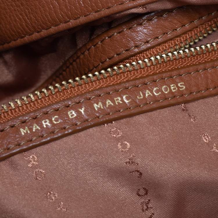 Pre Owned Marc by Marc Jacobs Brown Leather Classic Q Francesca Shoulder Bag