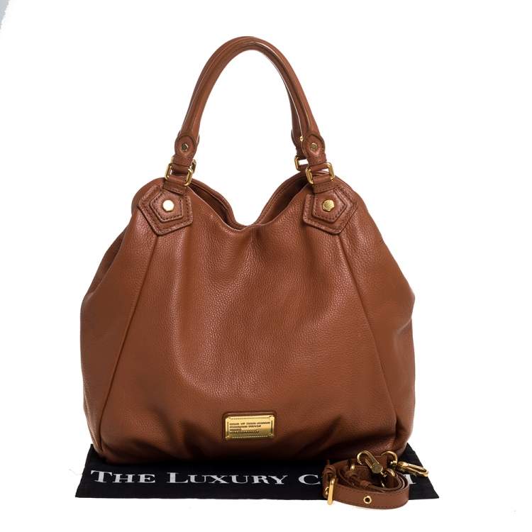 Pre Owned Marc by Marc Jacobs Brown Leather Classic Q Francesca Shoulder Bag