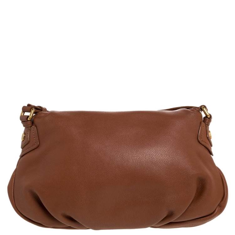 Pre Owned Marc by Marc Jacobs Tan Leather Classic Q Natasha Crossbody Bag