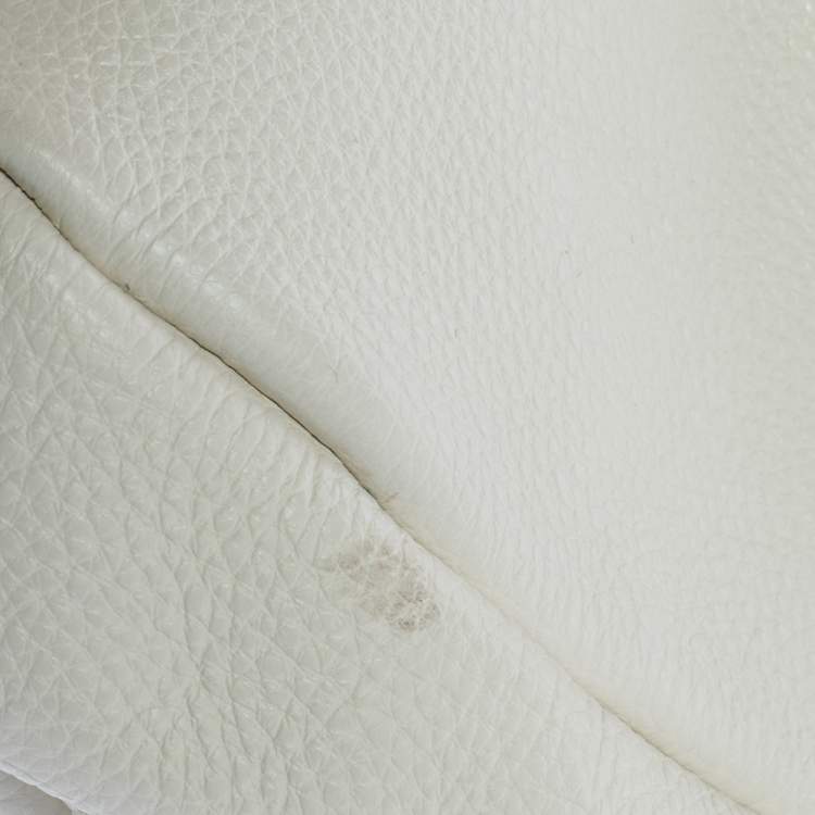 مملوكة مسبقًا Marc by Marc Jacobs Off White Leather New Q Hillier Hobo
