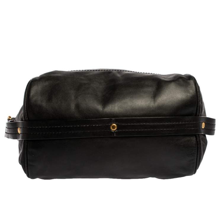 مملوكة مسبقًا Marc by Marc Jacobs Black Leather Spike Studded Shoulder Bag