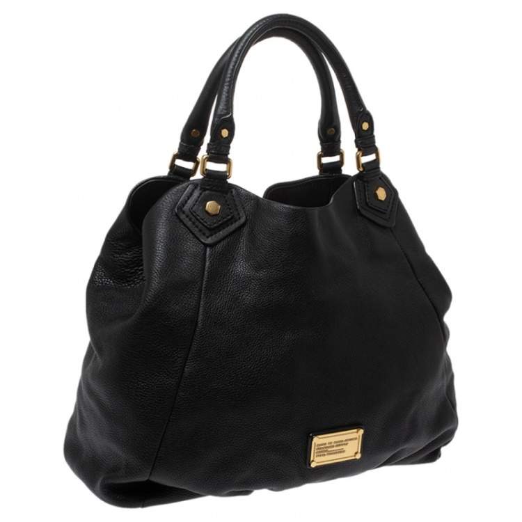 Pre Owned Marc by Marc Jacobs Black Leather Classic Q Francesca Shoulder Bag