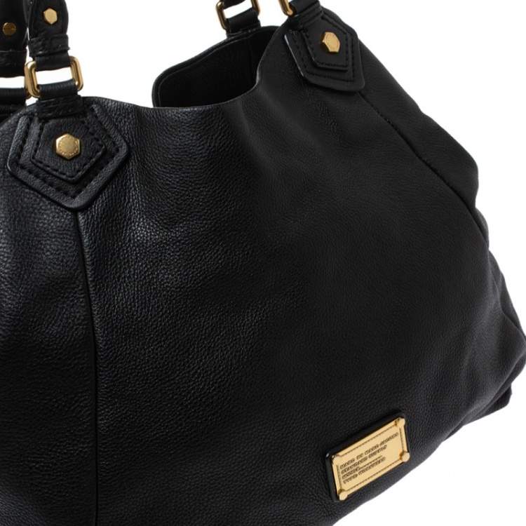 Pre Owned Marc by Marc Jacobs Black Leather Classic Q Francesca Shoulder Bag