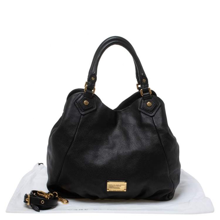 Pre Owned Marc by Marc Jacobs Black Leather Classic Q Francesca Shoulder Bag