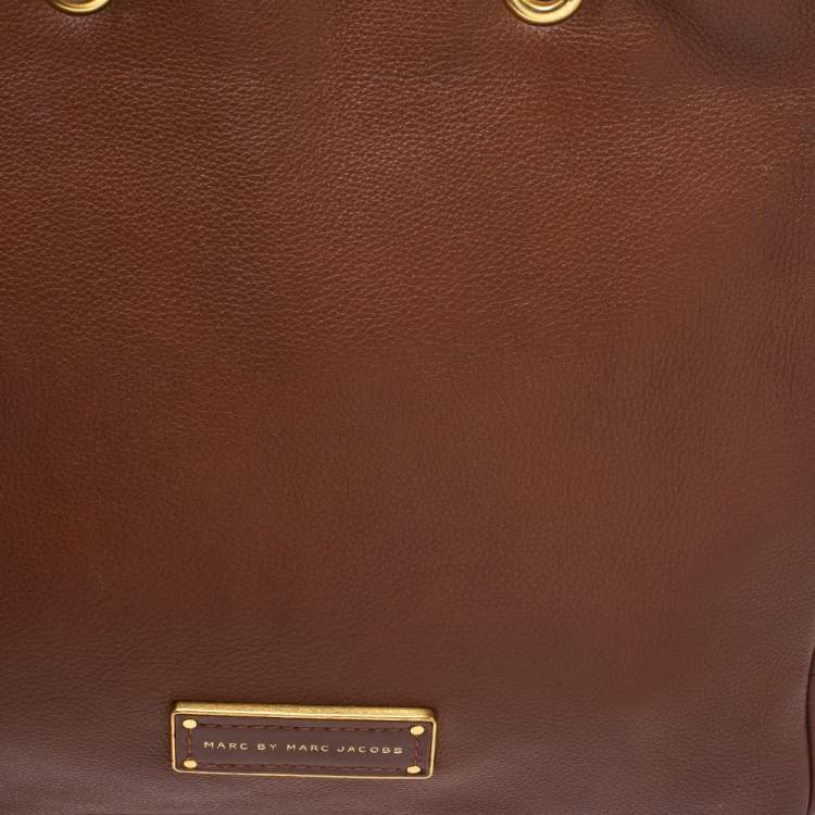 Pre Owned Marc By Marc Jacobs Brown Soft Leather Bentley Tote