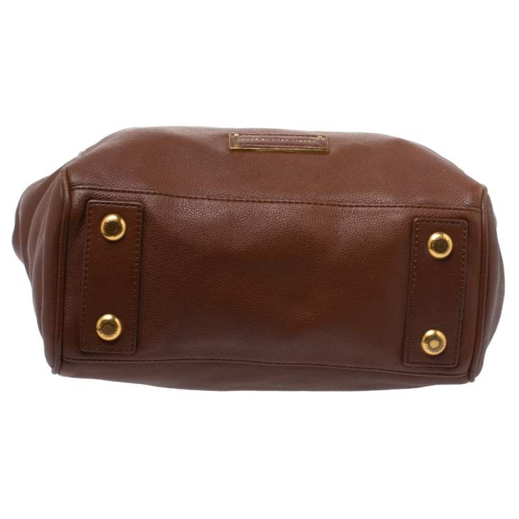 Pre Owned Marc By Marc Jacobs Brown Soft Leather Bentley Tote