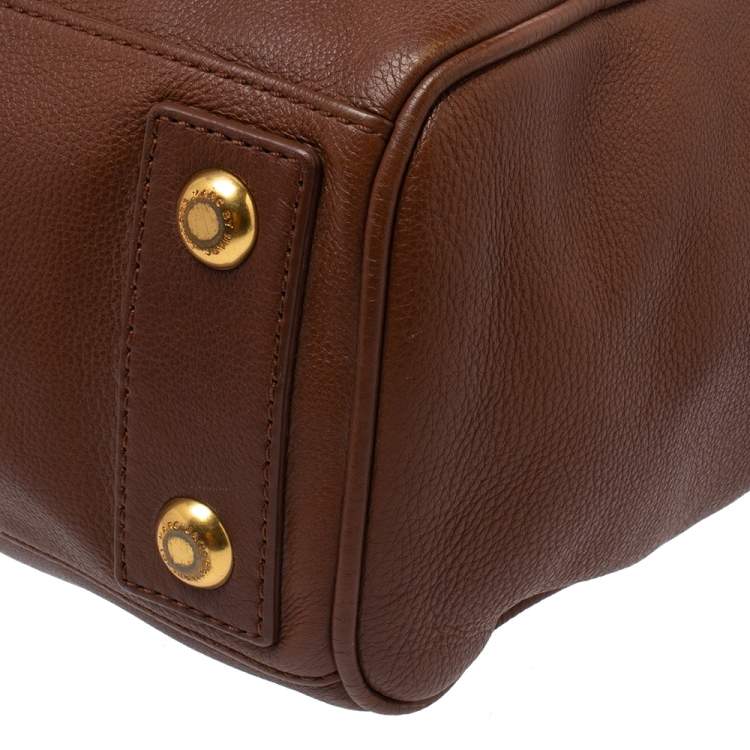 Pre Owned Marc By Marc Jacobs Brown Soft Leather Bentley Tote