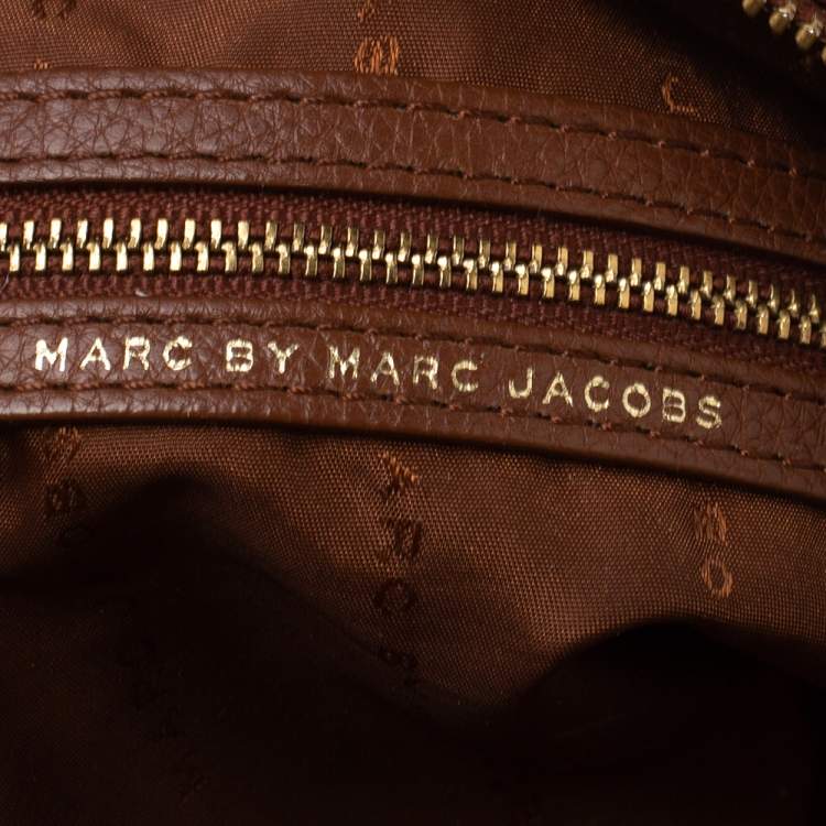 Pre Owned Marc By Marc Jacobs Brown Soft Leather Bentley Tote