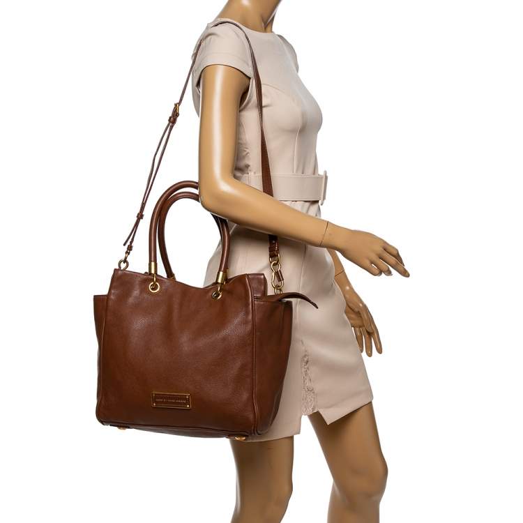 Pre Owned Marc By Marc Jacobs Brown Soft Leather Bentley Tote