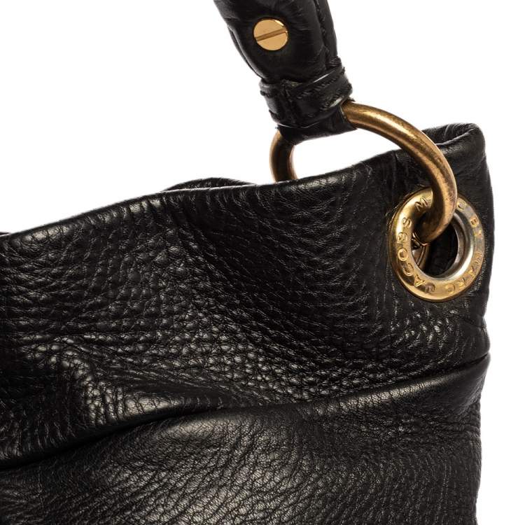 Pre Owned Marc by Marc Jacobs Black Leather Classic Q Hillier Hobo