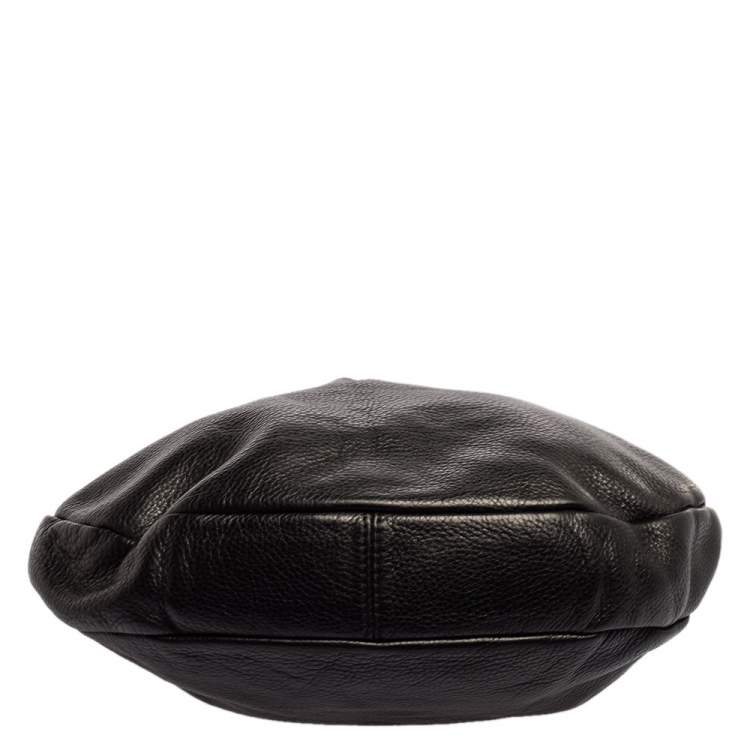 Pre Owned Marc by Marc Jacobs Black Leather Classic Q Hillier Hobo