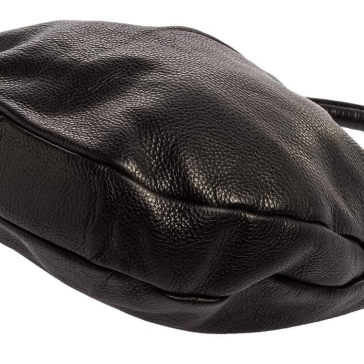 Pre Owned Marc by Marc Jacobs Black Leather Classic Q Hillier Hobo