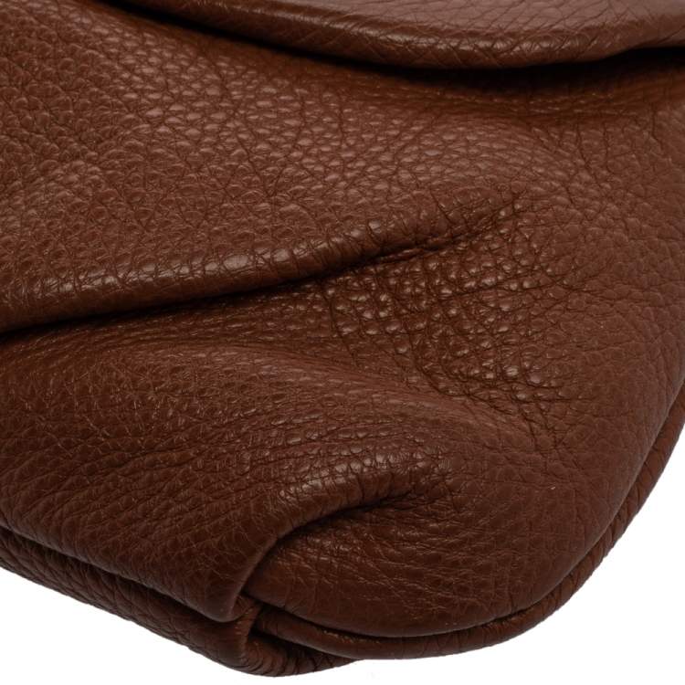 Pre Owned Marc by Marc Jacobs Brown Leather Mini Classic Q Natasha Crossbody Bag