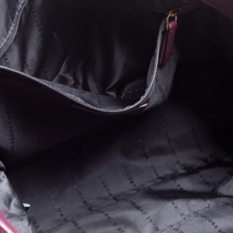 Pre Owned Marc by Marc Jacobs Black Leather What's The T Woodland Tote 