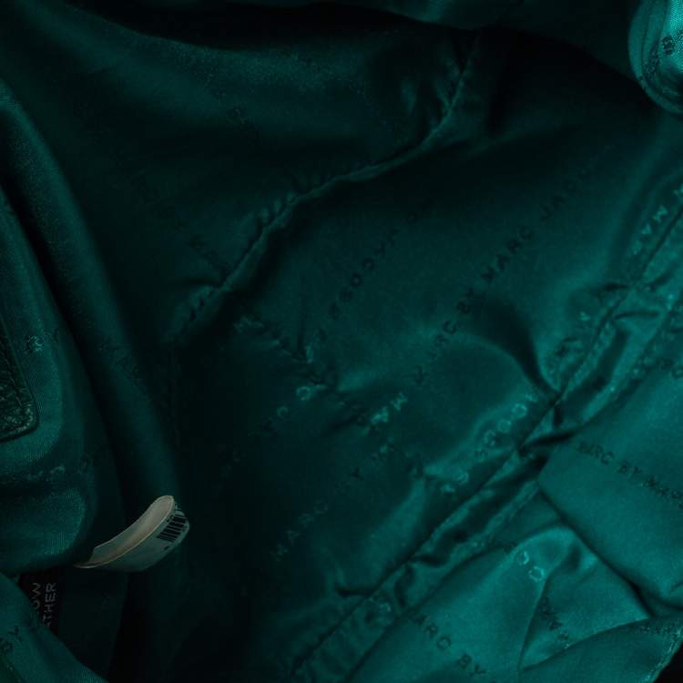 Pre Owned Marc by Marc Jacobs Green Leather Too Hot To Handle Shoulder Bag