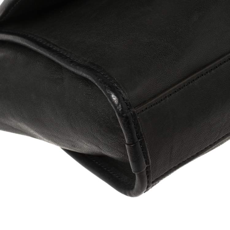 Pre Owned Marc By Marc Jacobs Tri Color Leather Flipping Out Clutch