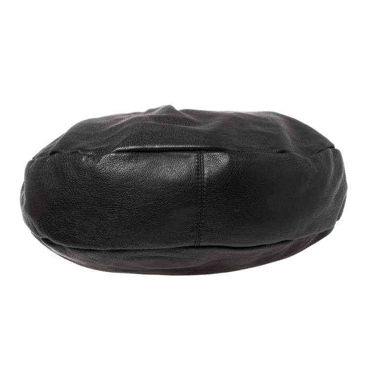 Pre Owned Marc by Marc Jacobs Black Leather Classic Q Hillier Hobo