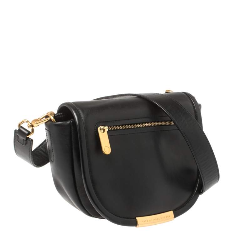 Pre Owned Marc by Marc Jacobs Black Leather Crossbody Bag
