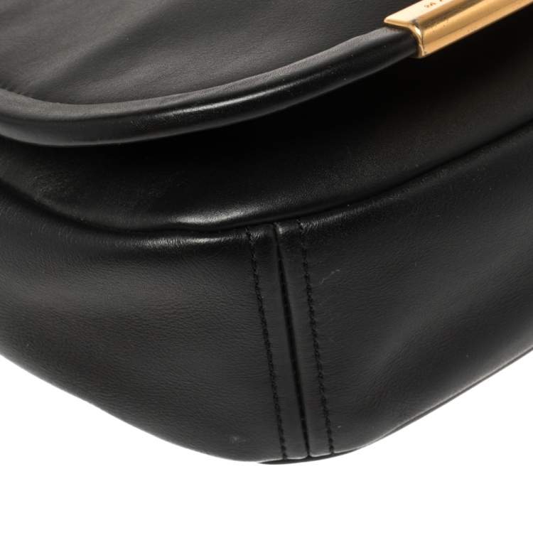 Pre Owned Marc by Marc Jacobs Black Leather Crossbody Bag