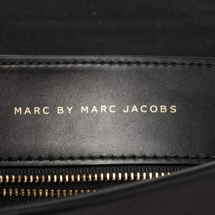 Pre Owned Marc by Marc Jacobs Black Leather Crossbody Bag
