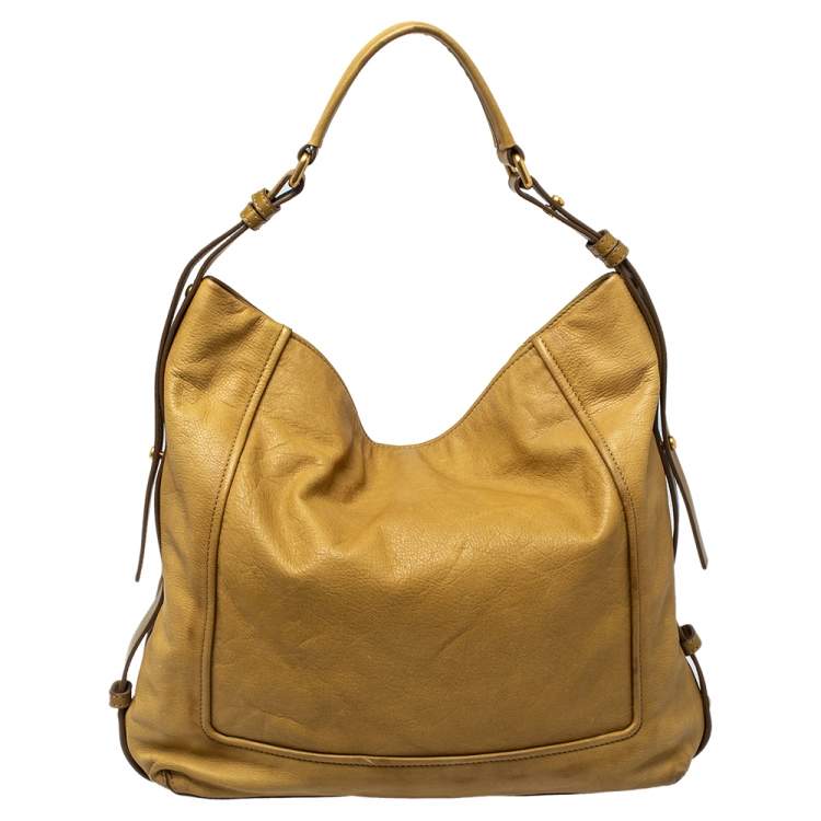 مملوكة مسبقًا Marc by Marc Jacobs Beige Leather Revolution Hobo