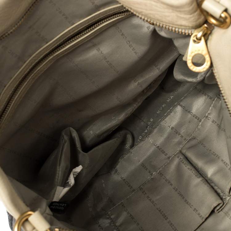 Pre Owned Marc by Marc Jacobs Tricolor Lizard Embossed Leather Too Hot to Handle Tote