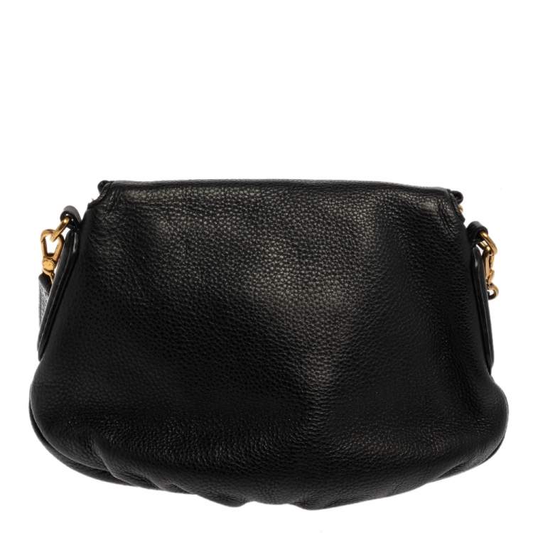 Pre Owned Marc by Marc Jacobs Black Leather Classic Q Natasha Crossbody Bag