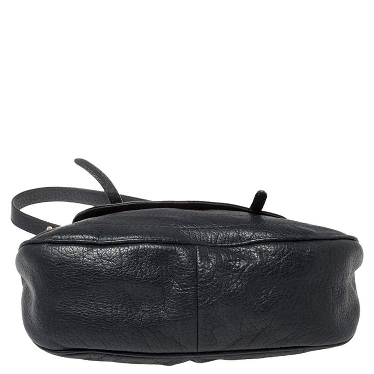 Pre Owned Marc by Marc Jacobs Blue Leather Petal to the Metal Natasha Bird Shoulder Bag