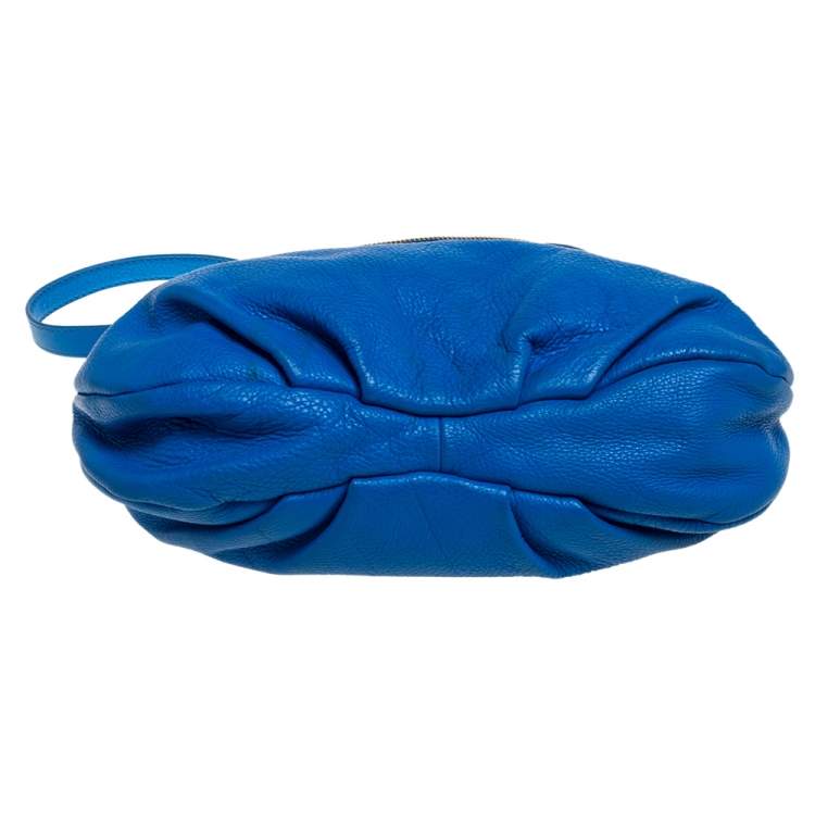 Pre Owned Marc by Marc Jacobs Blue Leather Classic Q Natasha Crossbody Bag