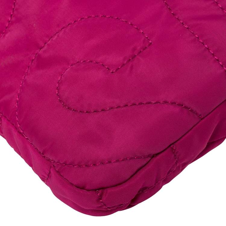 Pre Owned Marc By Marc Jacobs Fuchsia Nylon Pretty 13'' Laptop Bag