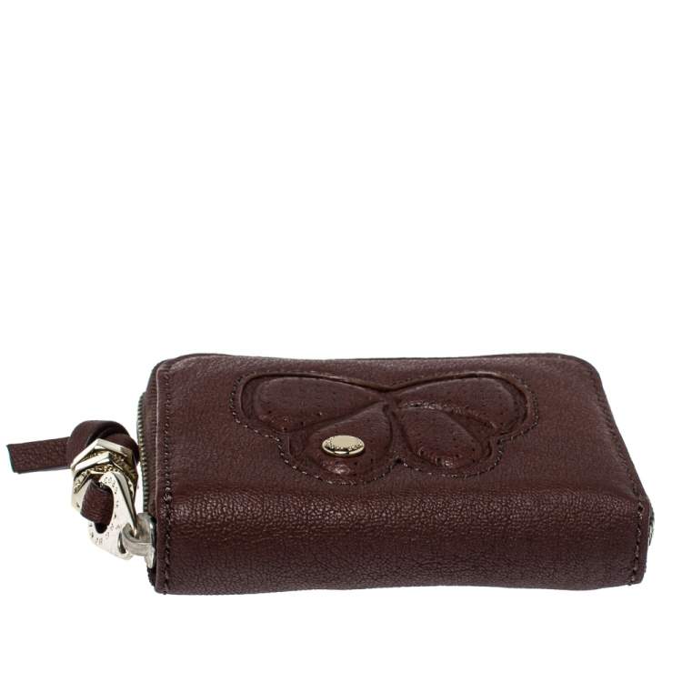 مملوكة مسبقًا Marc by Marc Jacobs Brown Leather Zip Around Wallet