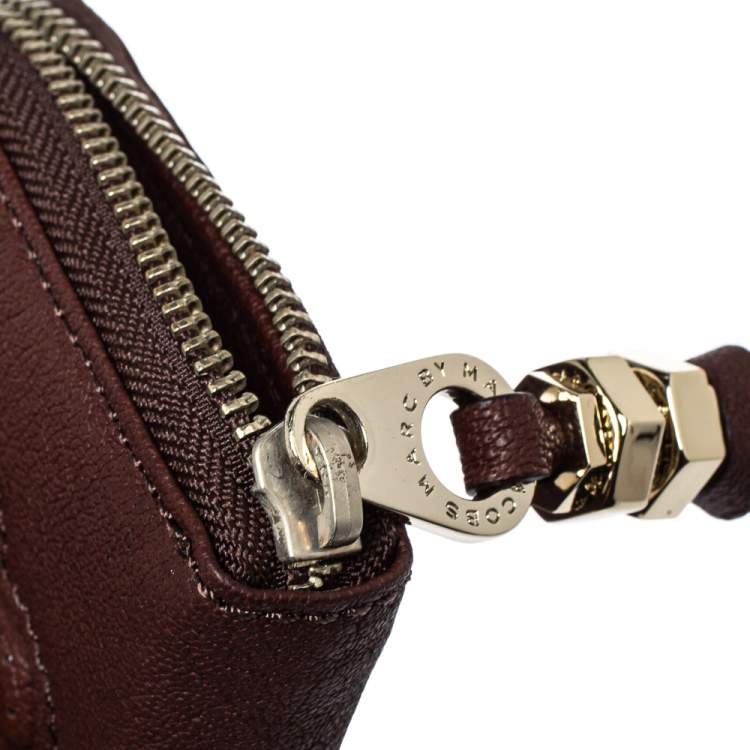 مملوكة مسبقًا Marc by Marc Jacobs Brown Leather Zip Around Wallet