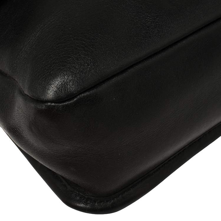 Pre Owned Marc by Marc Jacobs Black Leather Rebel 24 Shoulder Bag
