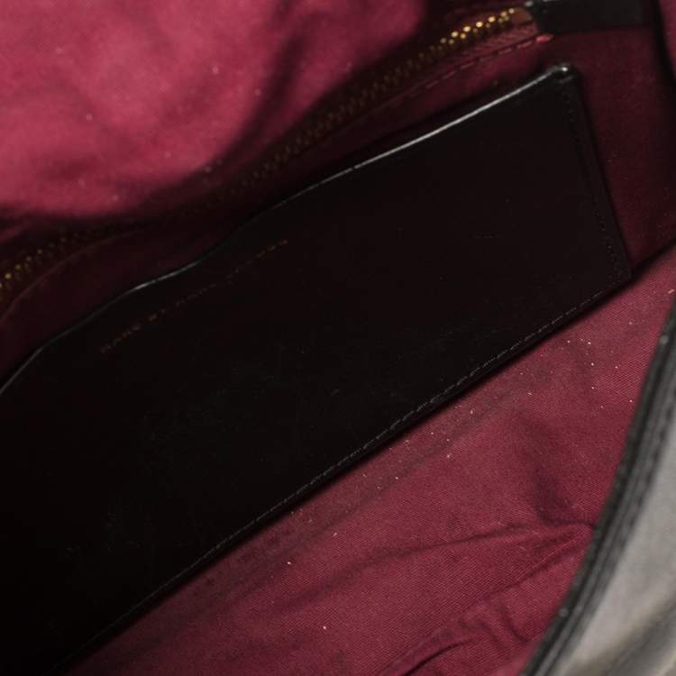 Pre Owned Marc by Marc Jacobs Black Leather Rebel 24 Shoulder Bag