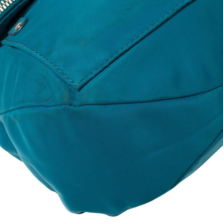 Pre Owned Marc by Marc Jacobs Teal Preppy Natasha Crossbody Bag