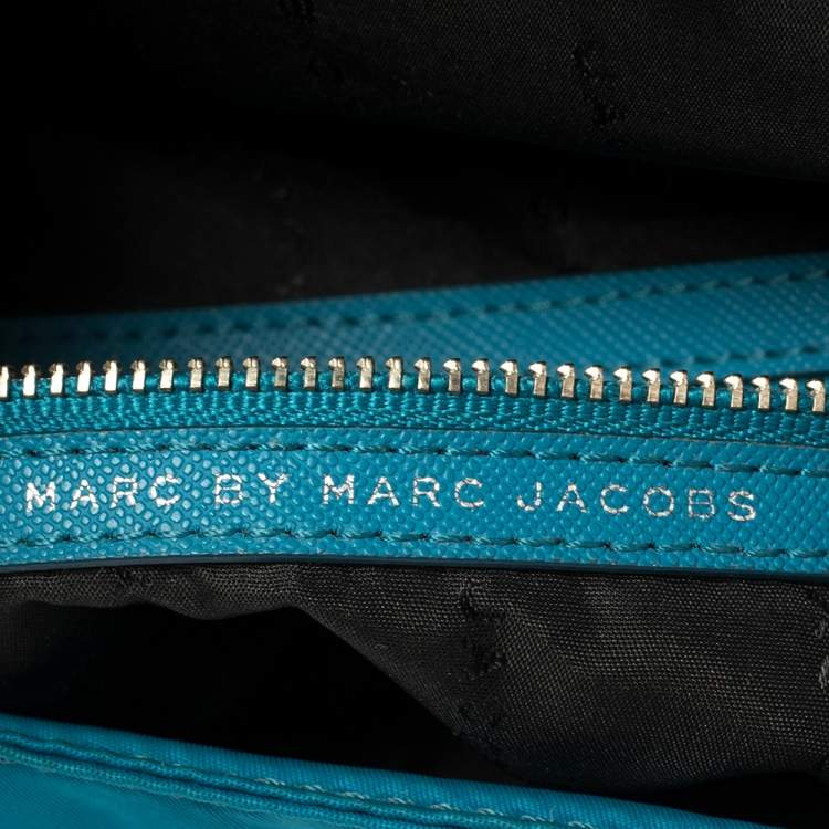 Pre Owned Marc by Marc Jacobs Teal Preppy Natasha Crossbody Bag