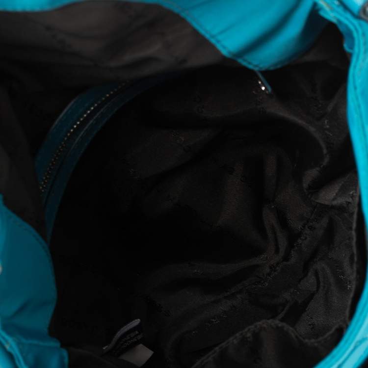 Pre Owned Marc by Marc Jacobs Teal Preppy Natasha Crossbody Bag