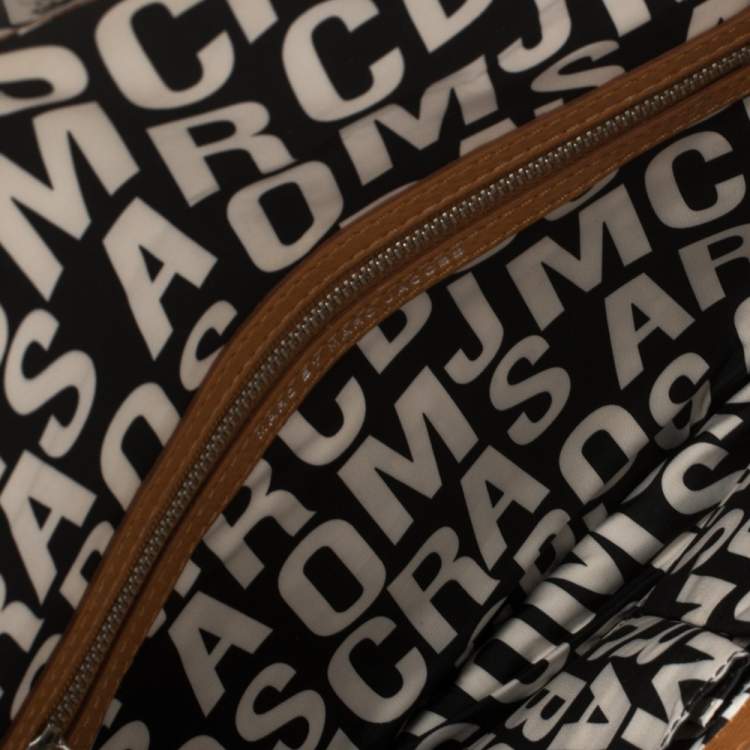 Pre Owned Marc by Marc Jacobs Tan Leather Bianca Envelope Clutch