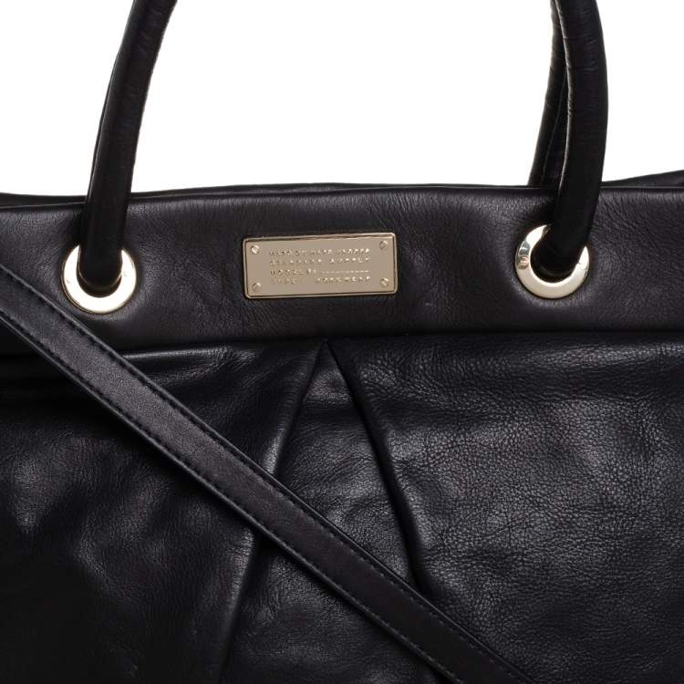 Pre Owned Marc by Marc Jacobs Black Leather Marchive Tote 