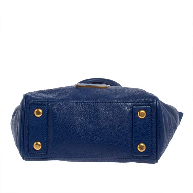 Pre Owned Marc by Marc Jacobs Indigo Leather Bentley Tote