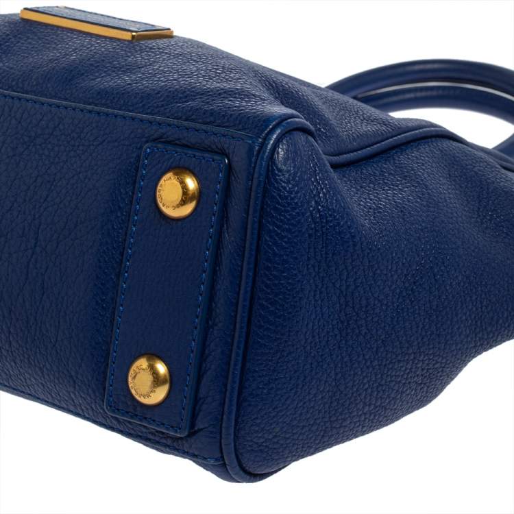 Pre Owned Marc by Marc Jacobs Indigo Leather Bentley Tote