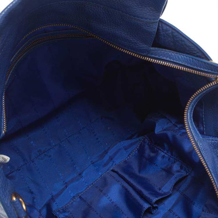 Pre Owned Marc by Marc Jacobs Indigo Leather Bentley Tote