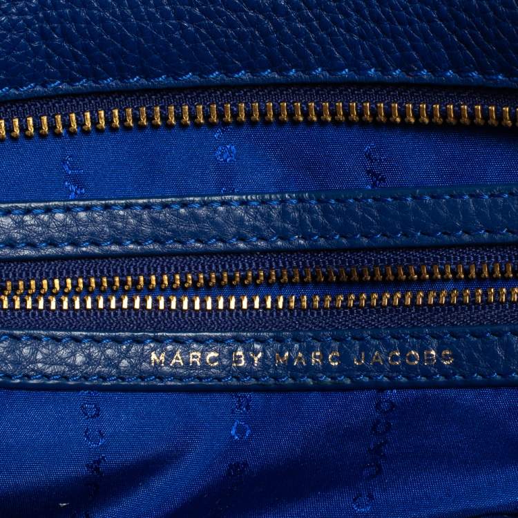 Pre Owned Marc by Marc Jacobs Indigo Leather Bentley Tote