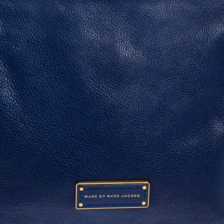 Pre Owned Marc by Marc Jacobs Indigo Leather Bentley Tote