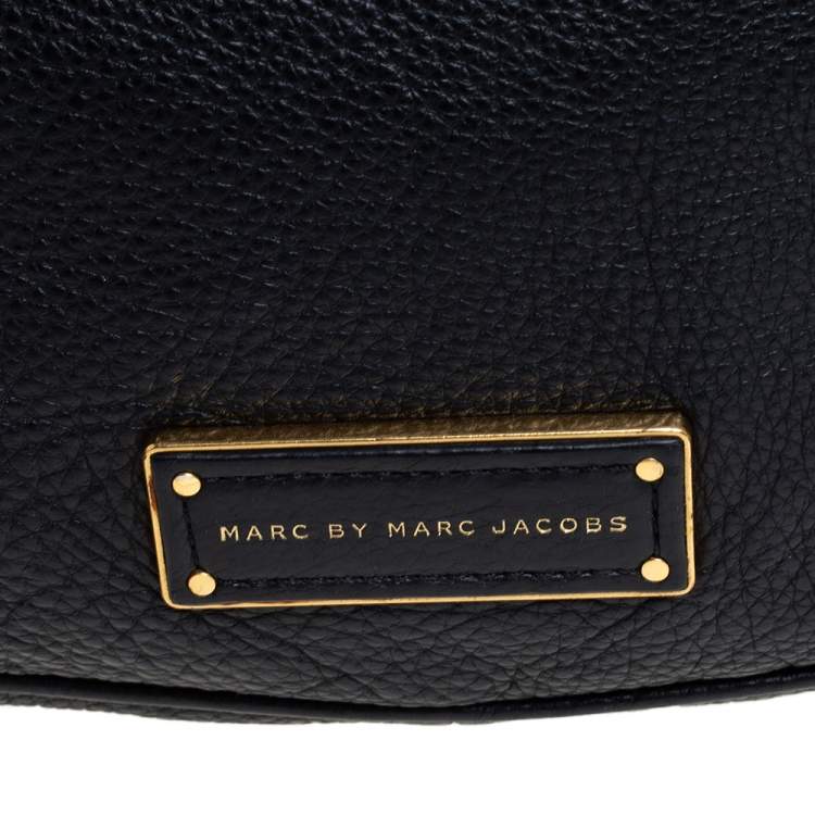 Pre Owned Marc by Marc Jacobs Black Leather Too Hot To Handle Tote