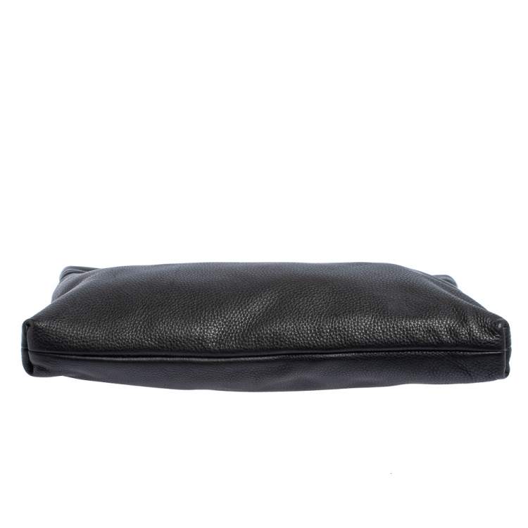 مملوكة مسبقًا Marc by Marc Jacobs Black Leather Can't Clutch